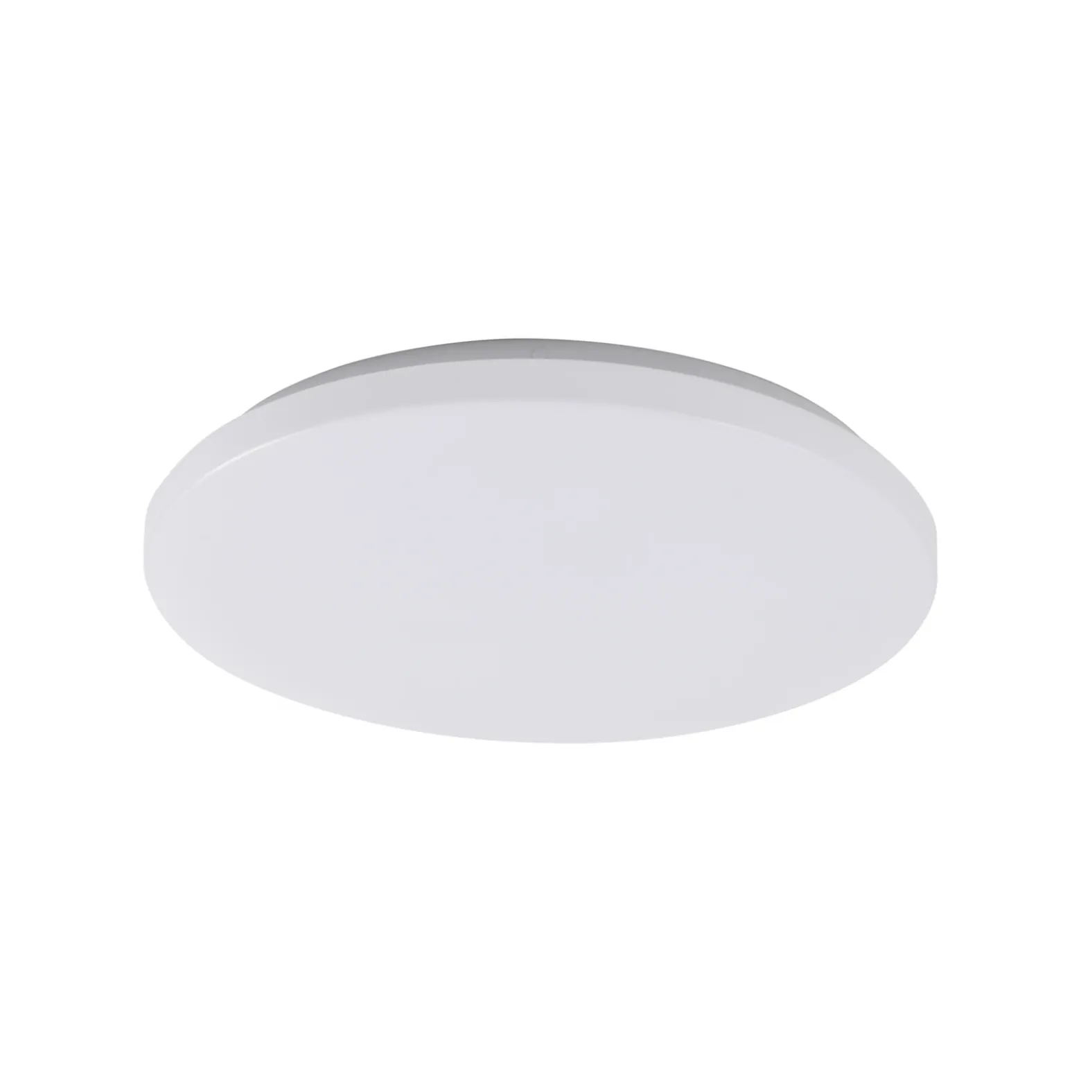 Lámpara LED de techo para exterior Doki de Lindby, 34 cm, blanca, plástico