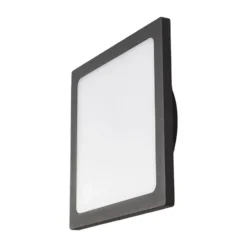 Lámpara LED de techo para exterior Lucande Mabella, 23 cm, antracita
