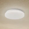 Lámpara LED de techo para exterior Lindby Kirkola, 3000 K, Ø 26 cm, blanca