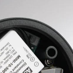 Lámpara LED de techo para exterior MAG MINI, negra, Ø 9 cm, CCT atenuable, IP44