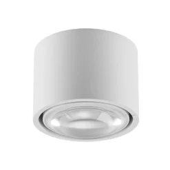 Lámpara LED de techo para exterior MAG MINI, blanca, Ø 9 cm, CCT, atenuable,