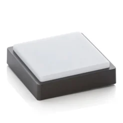 lámpara LED de techo para exterior Lindby Nermin, 22 cm, IP65, angular