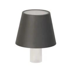 Lámpara LED para botellas Fiocco, gris arena, CCT, IP54, atenuable