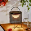 Lámpara LED para terraza Achilleas, RGBW, negra, de Lindby