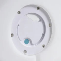Lámpara LED para terraza Lucande Soriel, blanca, 72 cm, regulable por pasos,