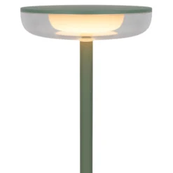 Lámpara LED para terraza Pasi, menta Altura 26 cm Metal Touch