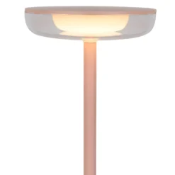 Lámpara LED para terraza Pasi, rosa Altura 26 cm Metal Touch