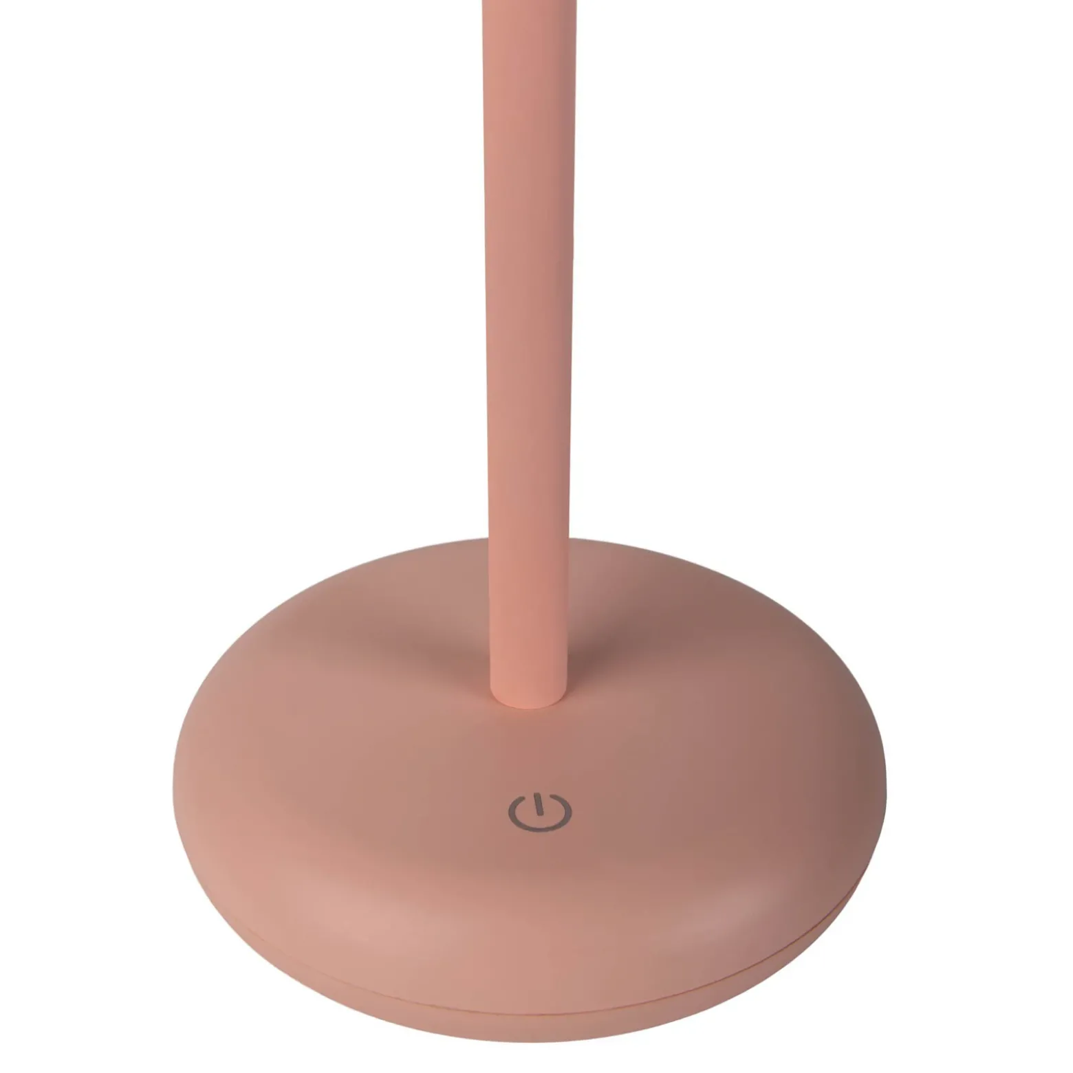Lámpara LED para terraza Pasi, rosa Altura 26 cm Metal Touch