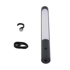 Lámpara LED recargable Kompis de Lindby, antracita, atenuable, IP54