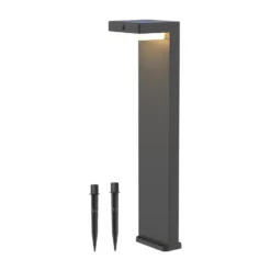 Lámpara LED recargable para exteriores 800104, antracita, IP44, sensor