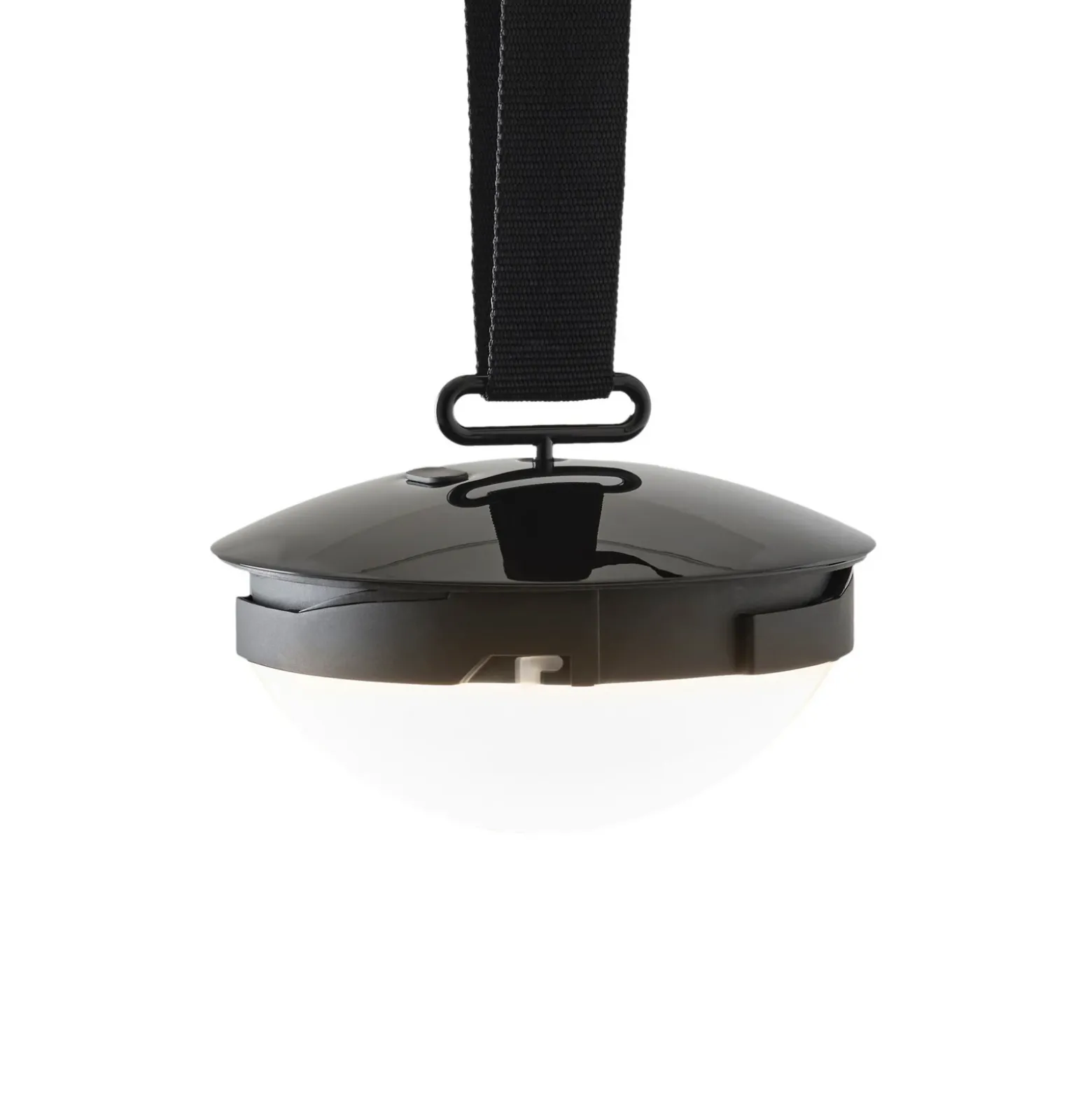 Lámpara LED recargable para terraza Melt grande de Tom Dixon, color plateado