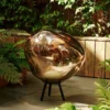 Lámpara LED recargable para terraza Melt grande, color dorado, de Tom Dixon