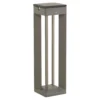 Lámpara LED solar Borne con sensor, 45 cm, gris