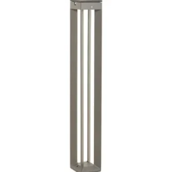 Lámpara LED solar Borne con sensor, 90 cm, gris