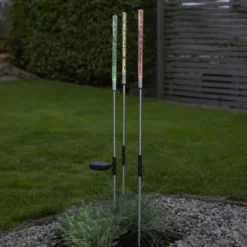 Lámpara LED solar Bubbly set 3 ud, multicolor