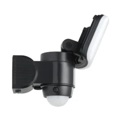 Lámpara LED solar Casabas con sensor, negro