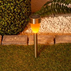 Lámpara LED solar 4135006 con efecto de llama, 6