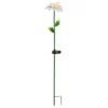 Lámpara LED solar Daisy en forma de margarita