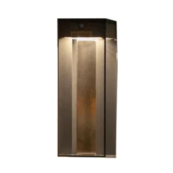 Lámpara LED solar de pared Blade con sensor, gris