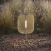 Lámpara LED solar de pie para jardín Faylen de Lucande, verde salvia, IP65