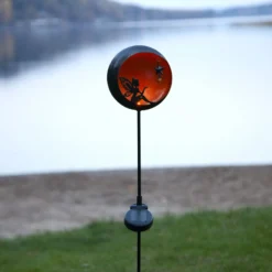 Lámpara LED solar Fairytale, naranja