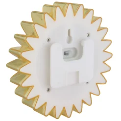 Lámpara LED solar 33598 Girasol Ø 13 cm, amarillo, plástico