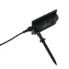 Lámpara LED solar Lindby Freydis, juego de 3, negro, 2000 K