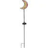 Lámpara LED solar Linny Moon con pica de tierra