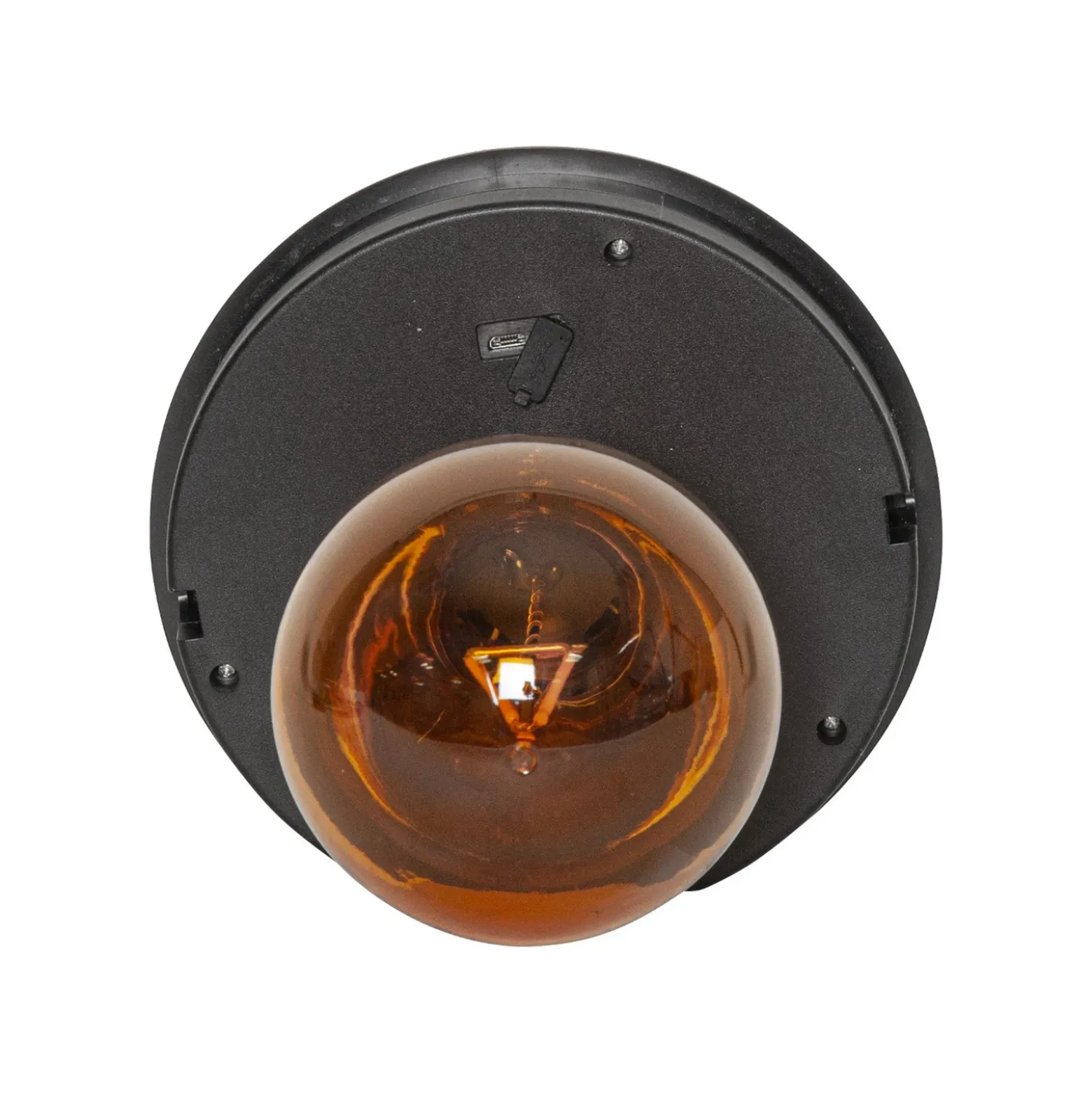 Lámpara LED solar Marron, altura 25 cm, marrón, metal, USB-C