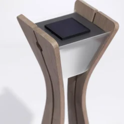 Lámpara LED solar Osmoz de Duratek, gris