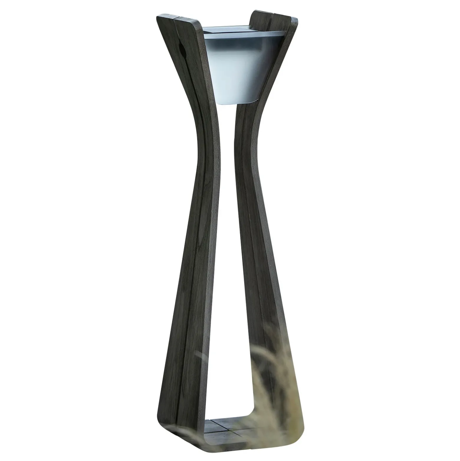 Lámpara LED solar Osmoz de Duratek, gris