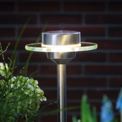 Lámpara LED solar Paulmann Ufo con estaca para clavar en el suelo