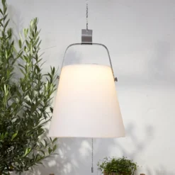 Lámpara LED solar Solia, Ø 28 cm