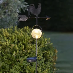 Lámpara LED solar Windy, muestra dirección viento