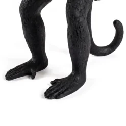 Lámpara LED terraza Monkey Lamp de pie negra