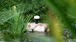 Lámpara mesa LED Antibes IP54 batería, RGBW, negro