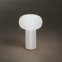Lámpara mesa LED Antibes IP54 batería RGBW blanco