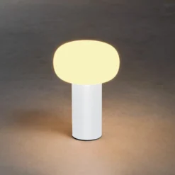 Lámpara mesa LED Antibes IP54 batería RGBW blanco