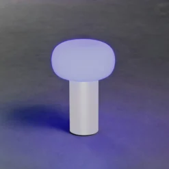 Lámpara mesa LED Antibes IP54 batería RGBW blanco