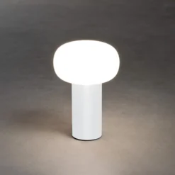 Lámpara mesa LED Antibes IP54 batería RGBW blanco