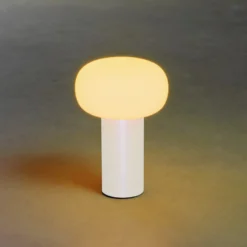 Lámpara mesa LED Antibes IP54 batería RGBW blanco
