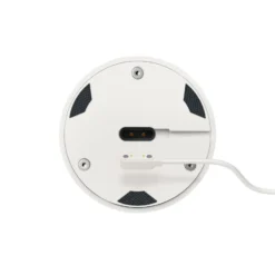 Lámpara mesa LED batería Nudrop IP54, blanco nieve