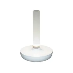 Lámpara mesa LED Biarritz IP54 batería CCT, blanco