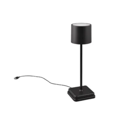Lámpara mesa LED Fernandez, atenuador y CCT negro
