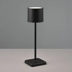 Lámpara mesa LED Fernandez, atenuador y CCT negro