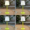 Lámpara recargable Lindby LED Azalea amarillo aluminio CCT regulable en