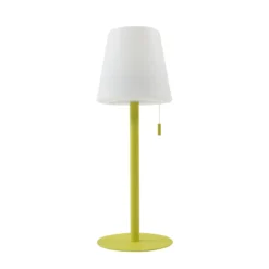 Lámpara recargable Lindby LED Azalea amarillo aluminio CCT regulable en