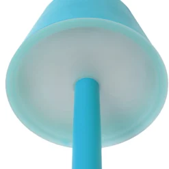 Lámpara recargable Lindby LED Gaja, azul, USB, IP44, RGBW, atenuable