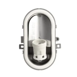Lámpara resistente a la humedad Sotano Retro gris 19 x 12 cm IP44 plástico