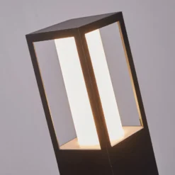 Lámpara sobremuro Avenue, negra, altura 45 cm, metal